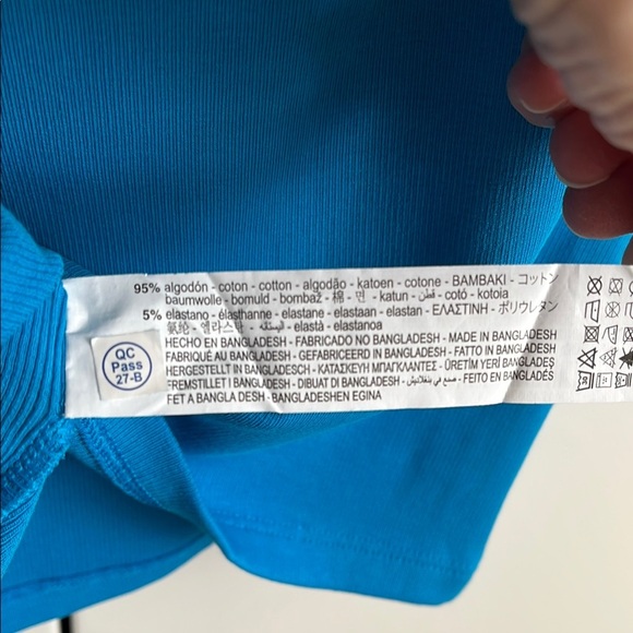 ZARA NWOT Turquoise Sleeveless Women's Top, Size L - Picture 6 of 7